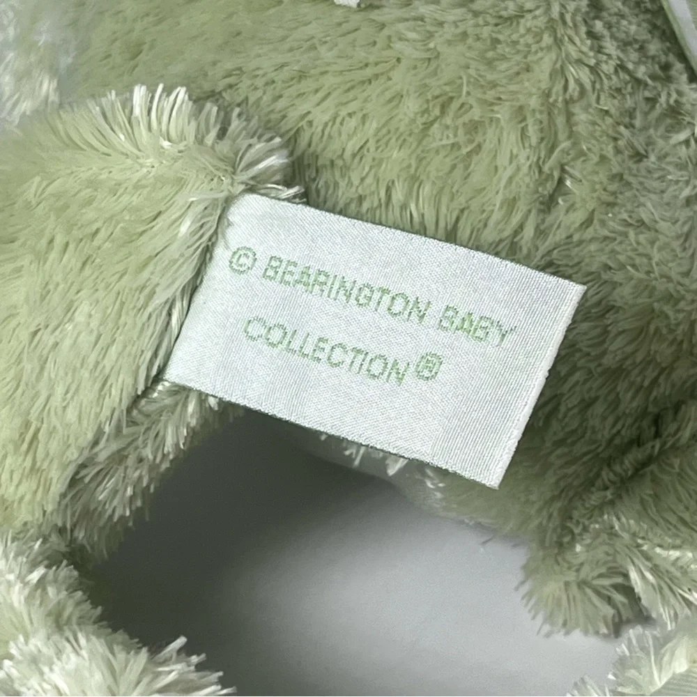 New Barrington Baby Soft Green Plush‎ Frog Toy Cuddle Lovey